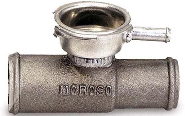 Moroso Radiator Hose Filler - 1-1/4in Hose to 1-1/4in Hoise - Cast Aluminum - 63745