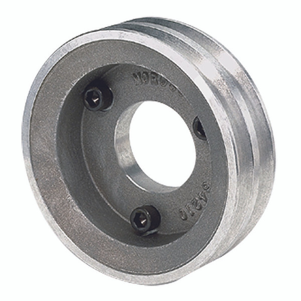 Moroso 64210 Crankshaft Pulley; V-Belt; 2 Groove; 5.375" Dia For BBC