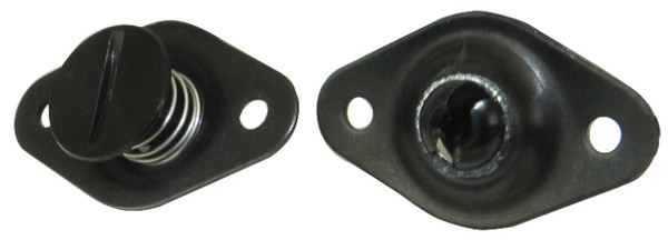 Moroso 71441 Quick Turn Fastener; 5/16 x 0.400" Body; Alum; Black 10pc