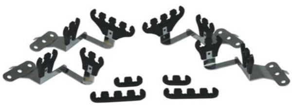 Moroso Chevrolet Small Block Ignition Wire Loom Kit - Centerbolt - 7-9mm - Black - 72143