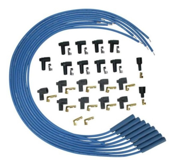 Moroso 72800 Spark Plug Wire Set Blue Max Solid Core 8mm Blue