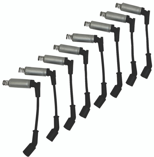 Moroso 73730 Spark Plug Wire Set; Ultra 40; 7 mm; Black For GM LS