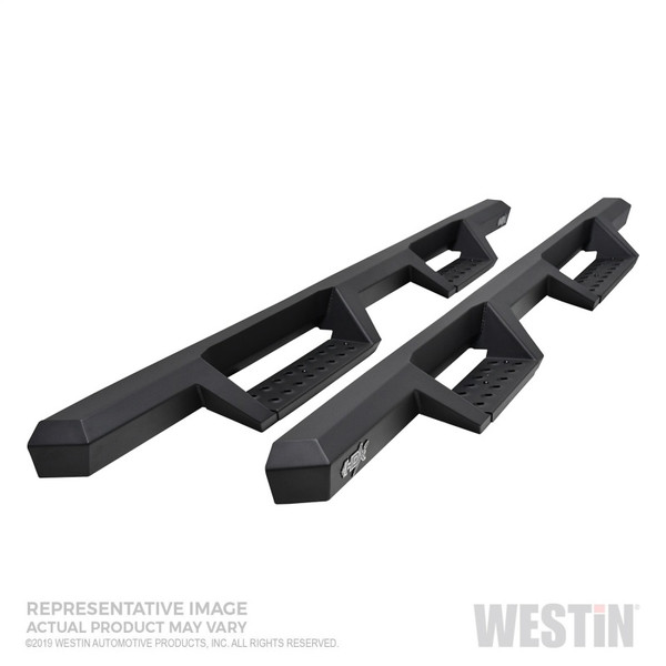 Westin 56-14145 HDX Drop Nerf Step Bars, Textured Black Powder Coated Steel