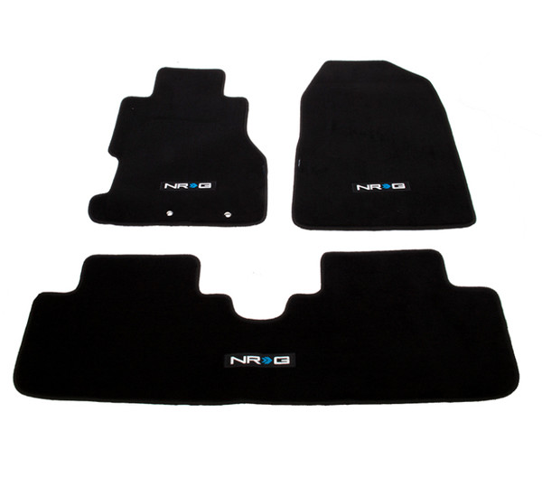 NRG Innovations FMR-150 Floor Mats Logo 3-Piece NEW