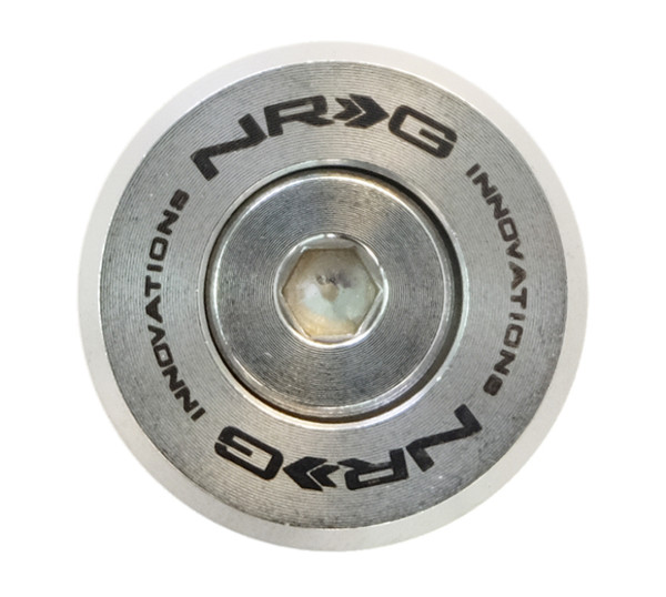 NRG M Style Fender Washer Kit TI Series M6 Bolts For Metal (Silver Washer/Silver Screw) - Set of 10 - FW-380SS