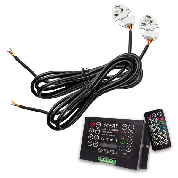 Oracle 17-21 Tesla Model 3 Headlight DRL Upgrade Kit - ColorSHIFT 2 - 1286-333