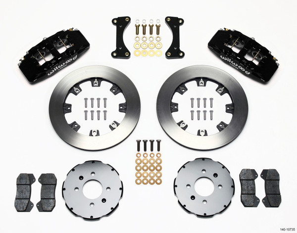 Wilwood 140-10735 Forged Dynapro 6 Front Big Brake Kit (Hat) NEW