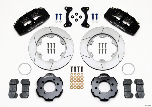 Wilwood 140-13380 Forged Dynapro 6 Front Big Brake Kit (Hat) NEW