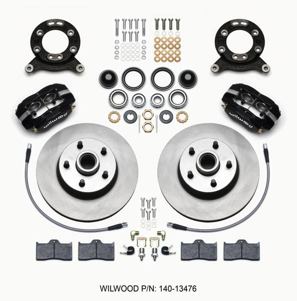 Wilwood 140-13476 Classic Series Dynalite Front Brake Kit - Plain Face Rotor