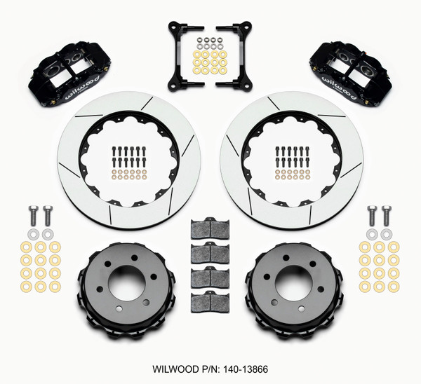 Wilwood 140-13866 Superlite 6R Rear Big Brake Kit For Parking Brake NEW