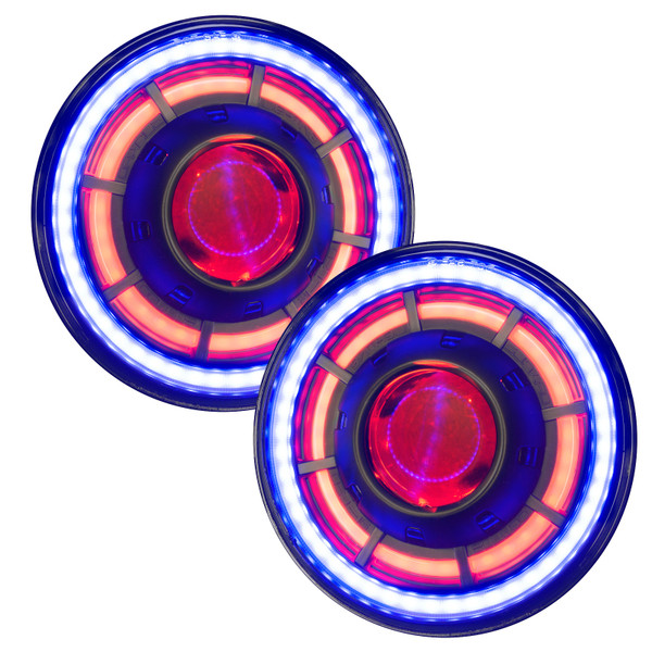 Oracle Lights 5876-334 Oculus 7" Colorshift Bi-LED Projector Headlights NEW