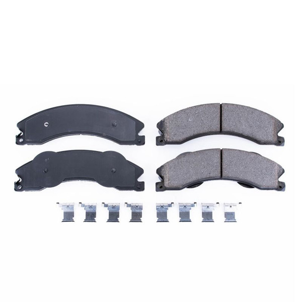 Power Stop 2011 GMC Sierra 2500 HD Front or Rear Z17 Evolution Ceramic Brake Pads w/Hardware - 17-1411