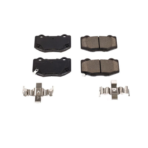 Power Stop 16-19 Cadillac ATS Rear Z17 Evolution Ceramic Brake Pads w/Hardware - 17-1718