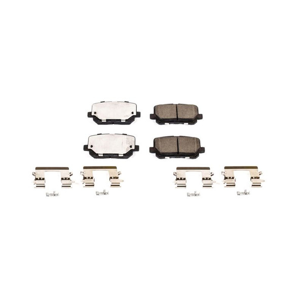 Power Stop 14-19 Dodge Charger Rear Z17 Evolution Ceramic Brake Pads w/Hardware - 17-1766