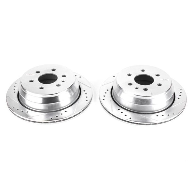 Power Stop 15-19 Chevrolet Colorado Rear Evolution Drilled & Slotted Rotors - Pair - AR82189XPR