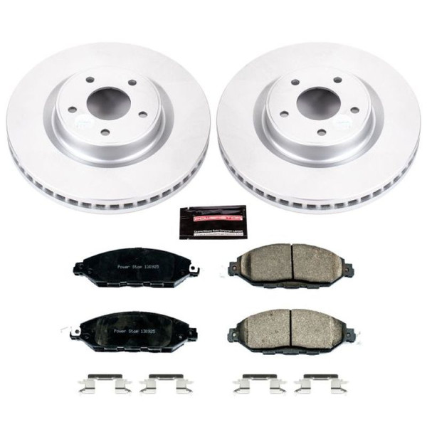 Power Stop 2013 Infiniti JX35 Front Z17 Evolution Geomet Coated Brake Kit - CRK6496