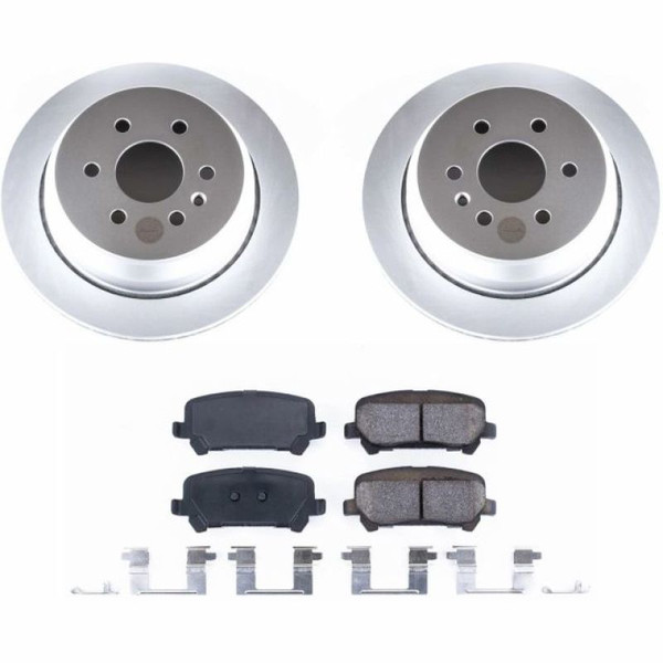 Power Stop 15-18 Chevrolet Colorado Rear Z17 Evolution Geomet Coated Brake Kit - CRK7127