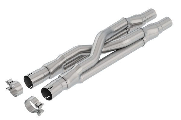 Borla fits  15-18 Ford Mustang GT 5.0L AT/MT RWD 2.5in Resonator Delete X-Pipe - 60662