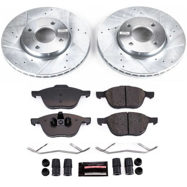 Power Stop K1377 Z23 Evolution Brake Kit Front NEW