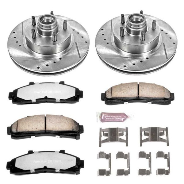Power Stop 95-01 Ford Explorer Front Z36 Truck & Tow Brake Kit - K1854-36