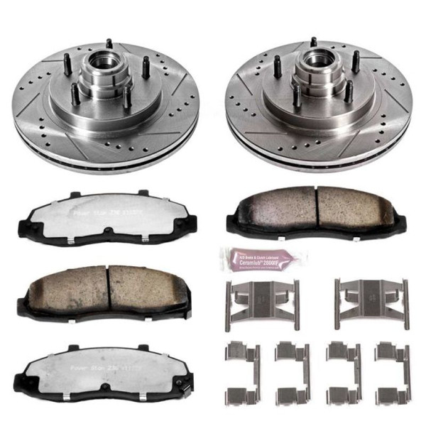 Power Stop 97-00 Ford F-150 Front Z36 Truck & Tow Brake Kit - K1863-36