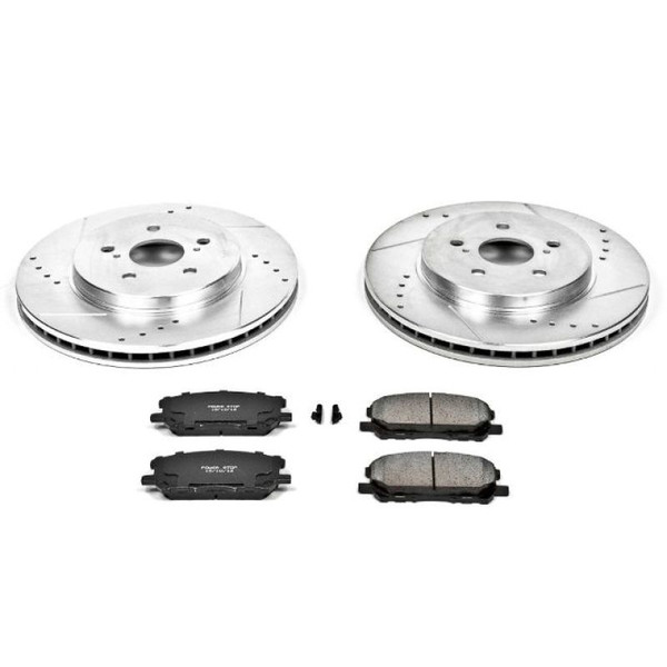 Power Stop K196 Z23 Evolution Brake Kit Front NEW