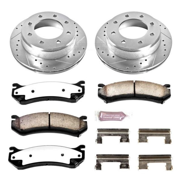 Power Stop 01-03 Chevrolet Silverado 1500 HD Rear Z36 Truck & Tow Brake Kit - K2036-36