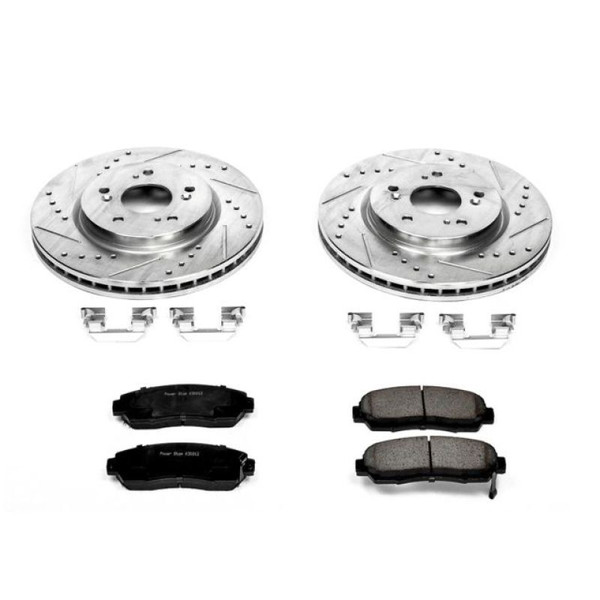 Power Stop K228 Z23 Evolution Brake Kit Front NEW