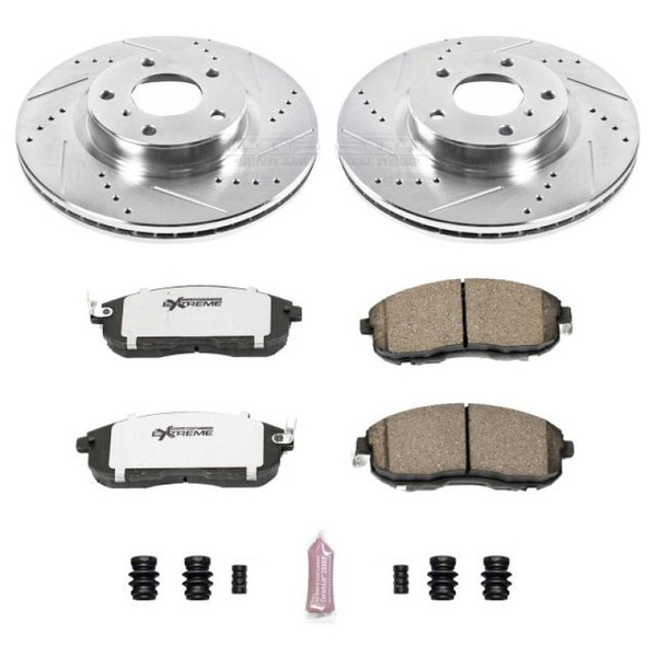 Power Stop 03-05 Infiniti G35 Front Z26 Street Warrior Brake Kit - K3140-26
