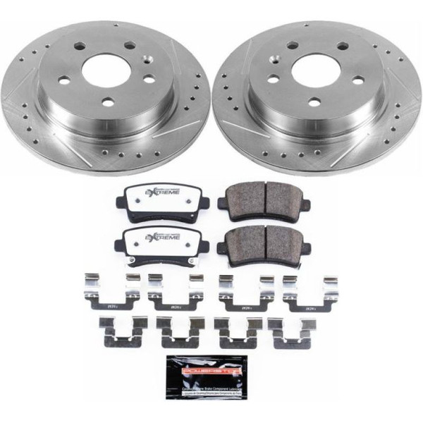 Power Stop 12-16 Buick LaCrosse Rear Z26 Street Warrior Brake Kit - K5531-26