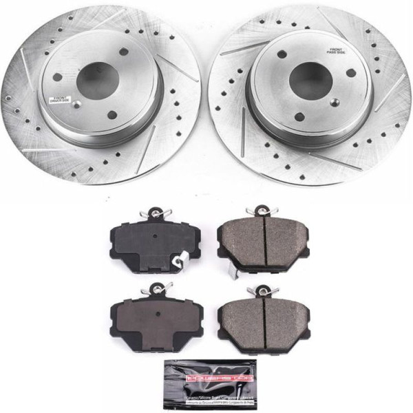 Power Stop K5695 Z23 Evolution Brake Kit Front NEW