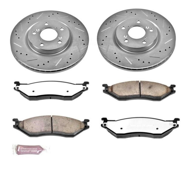Power Stop K5964-36 Z36 Truck/Tow Brake Kit Front NEW