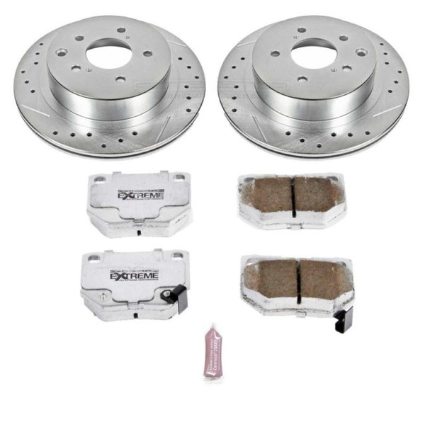 Power Stop K666-26 Z26 Street Warrior Brake Kit For 89-96 300ZX