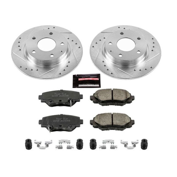 Power Stop 14-16 Mazda 3 Rear Z23 Evolution Sport Brake Kit - K6963