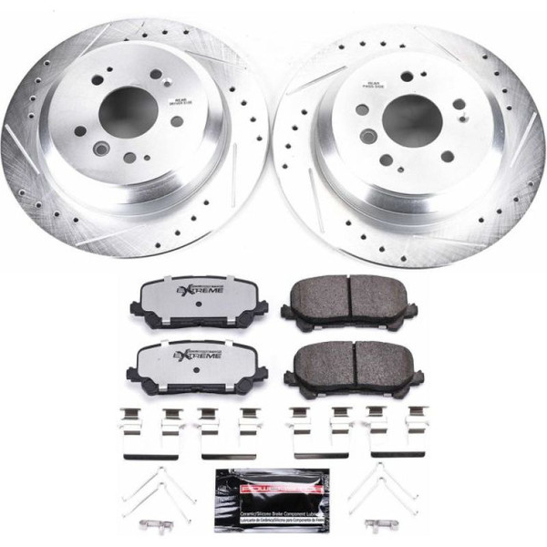 Power Stop 16-19 Honda Pilot Rear Z36 Truck & Tow Brake Kit - K7727-36