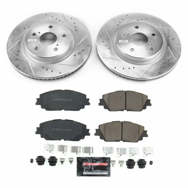 Power Stop 2019 Toyota Avalon Front Z23 Evolution Sport Brake Kit - K7895