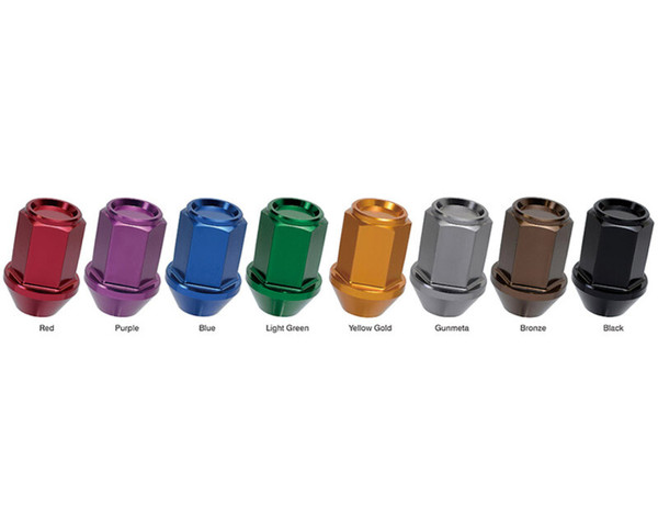 Project Kics 12x1.50 Red Leggdura Racing Shell Type Lug Nut - 1pc - WZLN1B