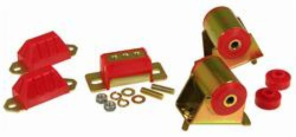 Prothane 87-96 Jeep YJ Drivetrain Kit - Red - 1-1902