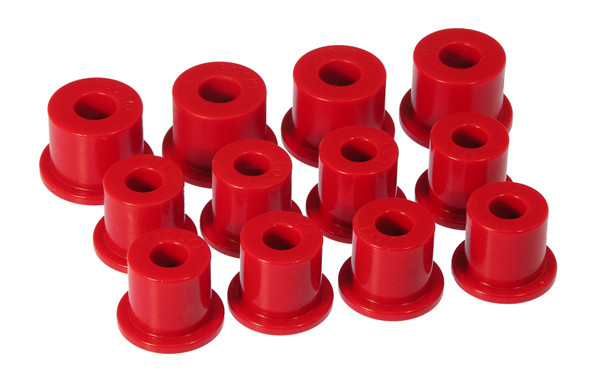 Prothane 80-86 Nissan 720 2/4wd Spring & Shackle Bushings - Red - 14-1001