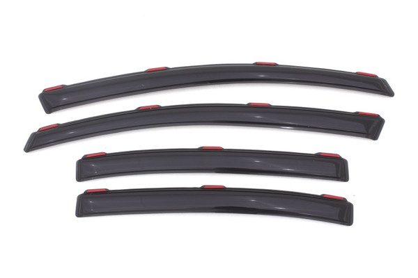 AVS fits  12-15 Honda Civic Ventvisor In-Channel Front & Rear Window Deflectors 4pc - Smoke - 194462