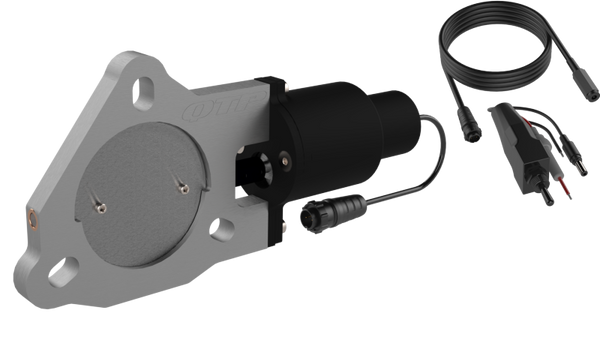 QTP 3in Bolt-On QTEC Electric Cutout Valve for Borla Exhausts - Single - QTEC30B