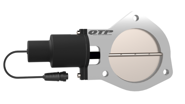 QTP 4in Bolt-On QTEC Electric Cutout Valve - Single - QTEC40