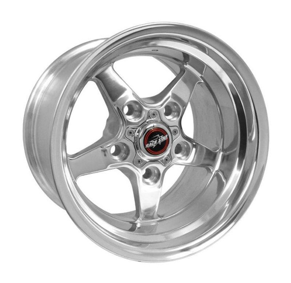 Race Star 92-510540DP Wheel 15x10 92 Drag Star Lightning Polished