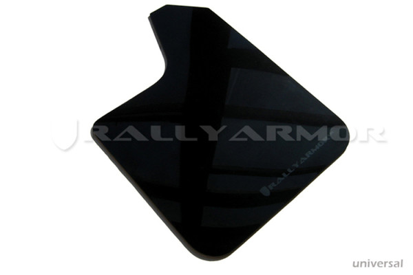 Rally Armor MF12-UR-BLK/GRY Universal Mud Flaps Black/GRYey Logo Urethane