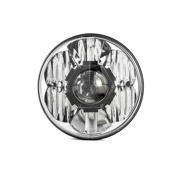 KC Hilites 4234 Headlight Gravity LED Pro Clear Lens Black Housing For Wrangler