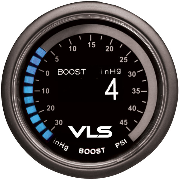 Revel 1TR1AA001R VLS 52mm 45psi Digital OLED Boost Turbo Gauge