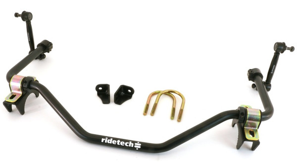 Ridetech 11239122 Sway Bar MUSCLEbar Hollow Steel Black Powdercoated Rear 1 in.