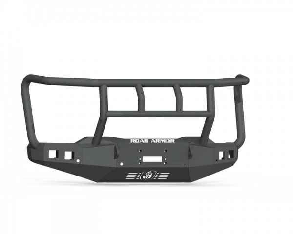 Road Armor 3202F2B Stealth Front Winch Bumper Titan Guard For 21 Chevy 2500 3500