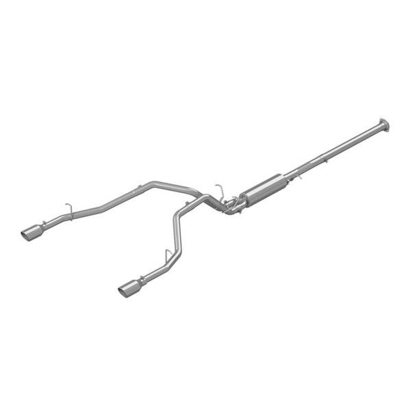 MBRP S5152304 Exhaust System Cat-Back Stainless Steel Rear Natural Polished Tip