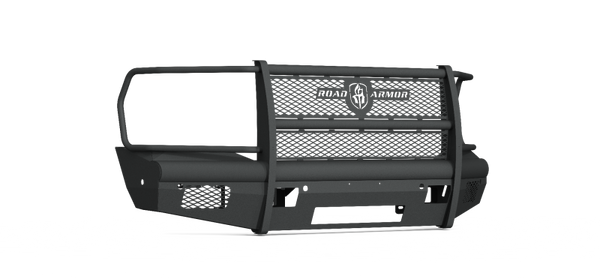 Road Armor 4192VF6B Vaquero Front Bumper, Full Guard, 6 Sensor Texture Black NEW